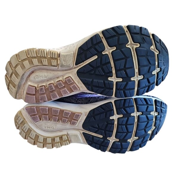 Brooks Ghost 11 Running Shoes Sz 10 Blue Purple Lightweight Cushion Sneakers - Picture 8 of 12